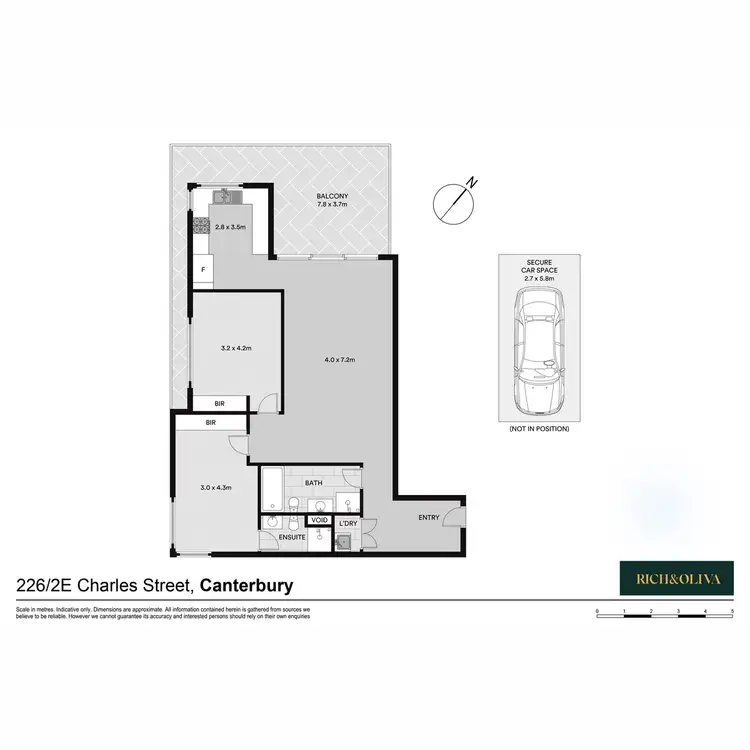 Floorplan of Homely apartment listing, 226/2E Charles Street, Canterbury NSW 2193