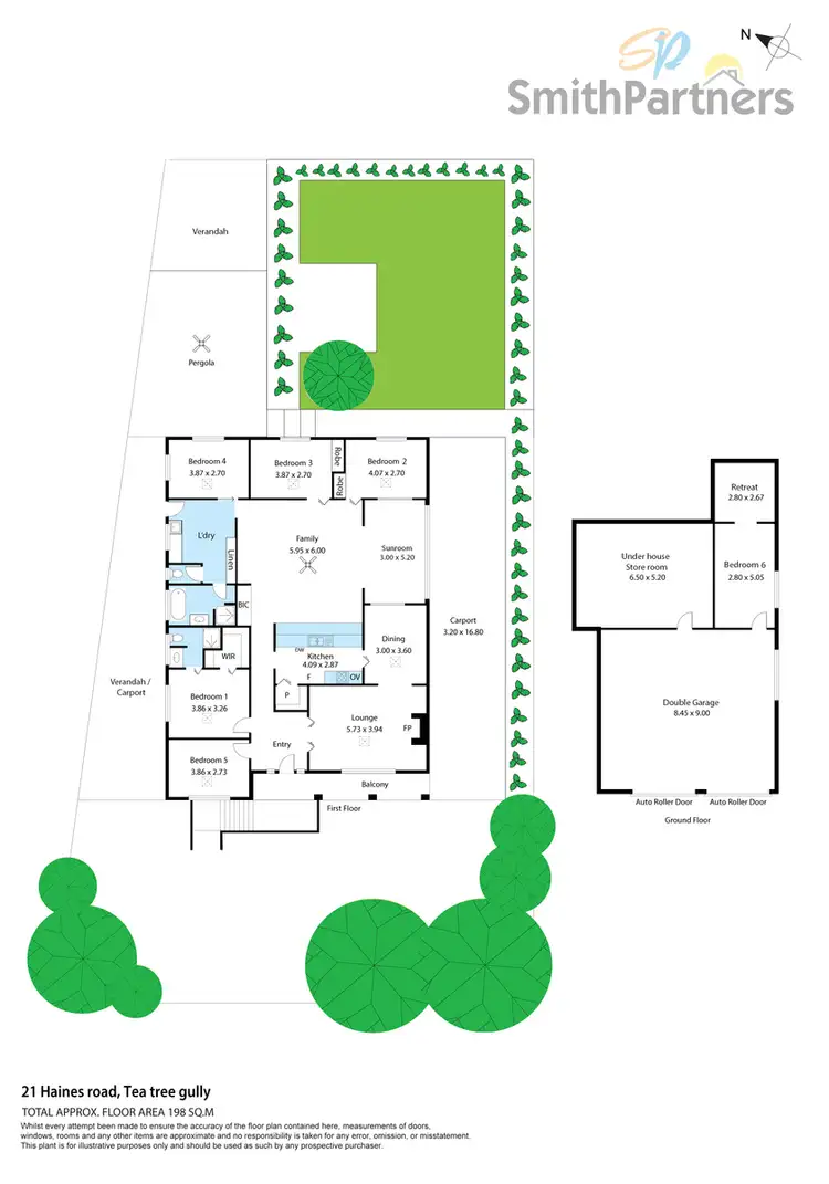 Floorplan of Homely house listing, 21 Haines Road, Tea Tree Gully SA 5091