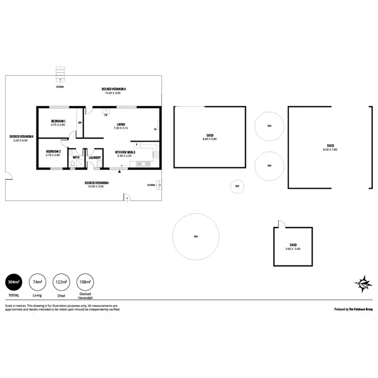 Floorplan of Homely house listing, 18-20 Pepper Road, Ardrossan SA 5571