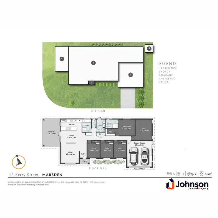 Floorplan of Homely house listing, 13 Kerry Street, Marsden QLD 4132