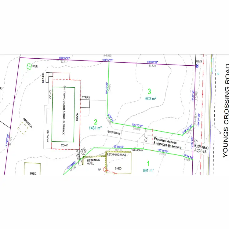Floorplan of Homely land listing, LOT 1, 195 Youngs Crossing Road, Joyner QLD 4500