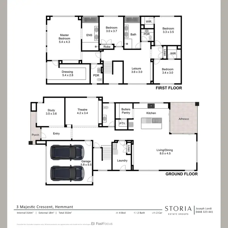Floorplan of Homely house listing, 3 Majestic Crescent, Hemmant QLD 4174