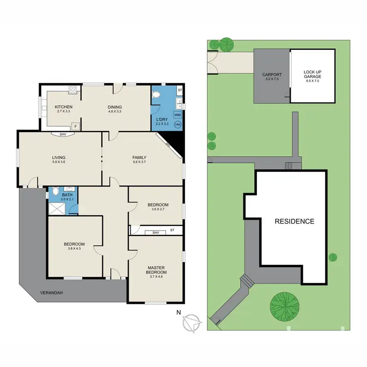 Floorplan of Homely house listing, 8 Ann Street, Cessnock NSW 2325