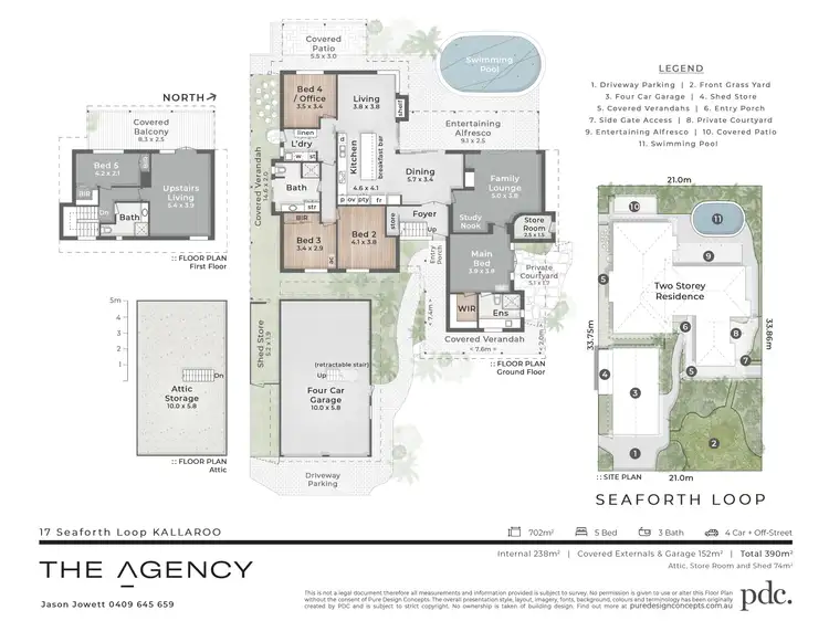 Floorplan of Homely house listing, 17 Seaforth Loop, Kallaroo WA 6025
