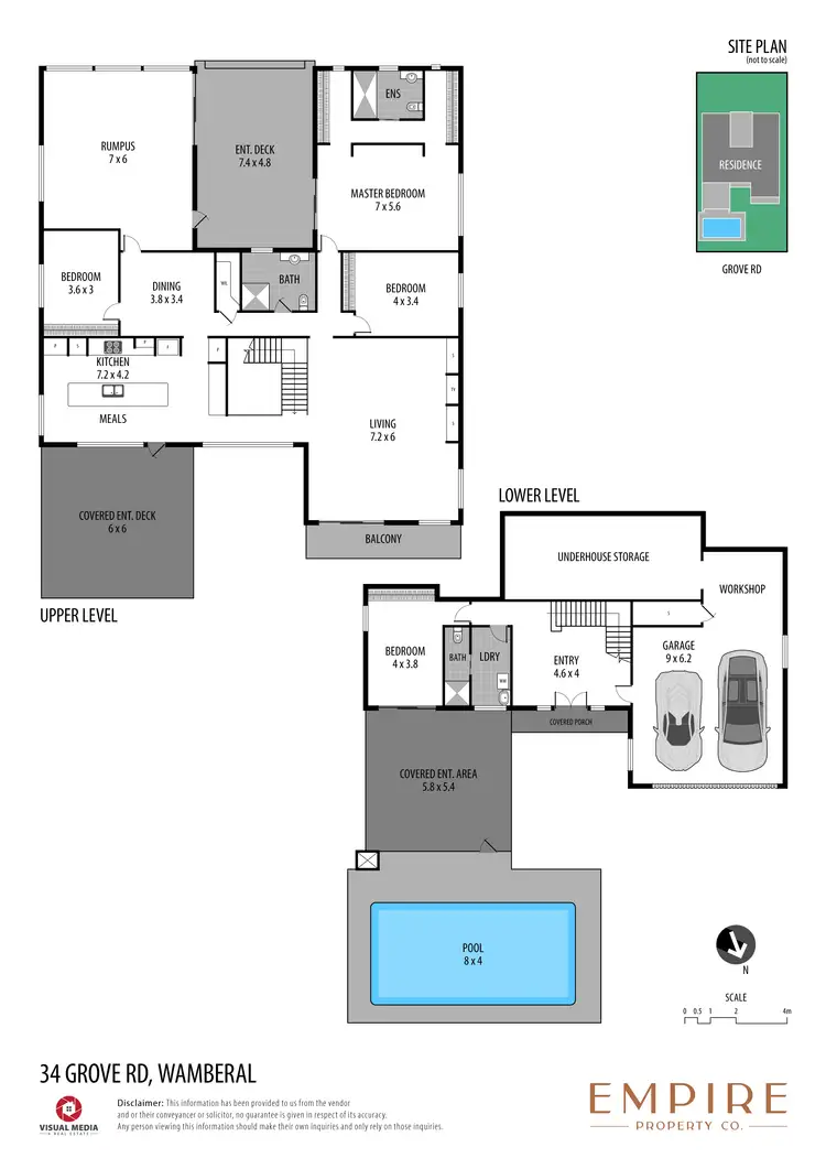 Floorplan of Homely house listing, 34 Grove Road, Wamberal NSW 2260