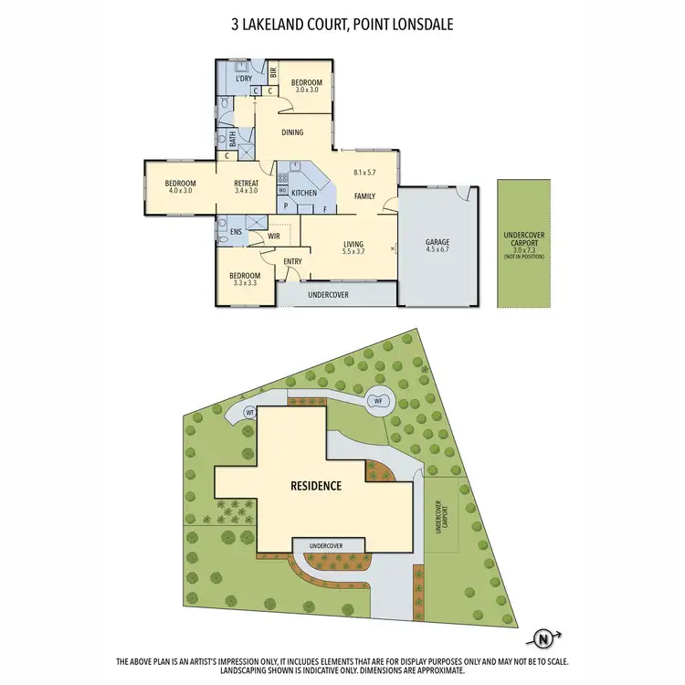 Floorplan of Homely house listing, 3 Lakeland Court, Point Lonsdale VIC 3225