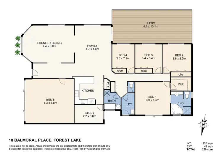 Floorplan of Homely house listing, 18 Balmoral Place, Forest Lake QLD 4078