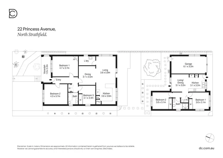 Floorplan of Homely house listing, 22 Princess Avenue, North Strathfield NSW 2137