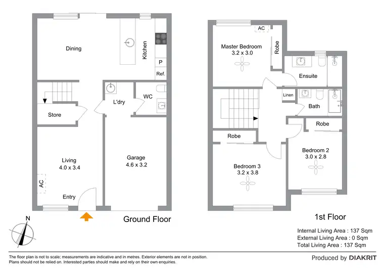 Floorplan of Homely townhouse listing, 23/238 Young Road, Narangba QLD 4504