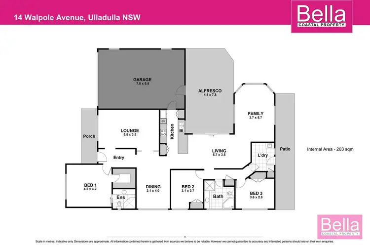 Floorplan of Homely house listing, 14 Walpole Avenue, Ulladulla NSW 2539