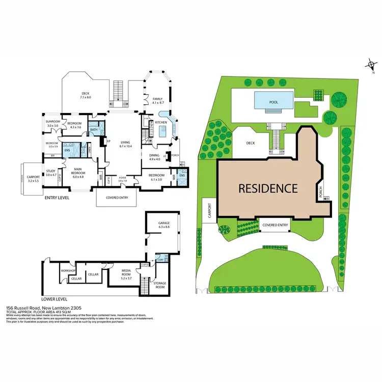 Floorplan of Homely house listing, 156 Russell Road, New Lambton NSW 2305