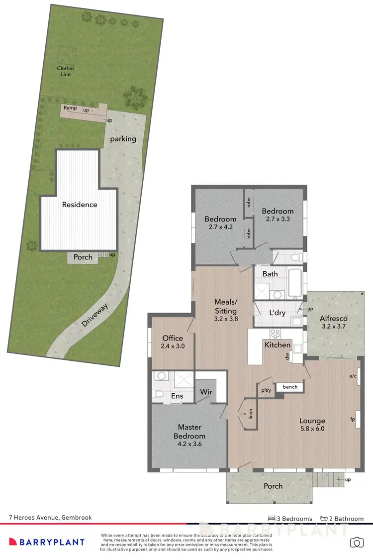 Floorplan of Homely house listing, 7 Heroes Avenue, Gembrook VIC 3783