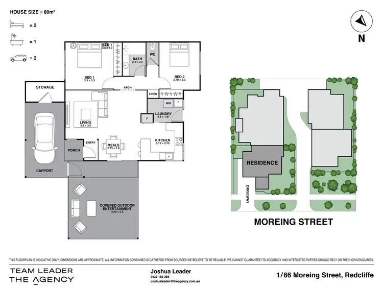 Floorplan of Homely house listing, 1/66 Moreing Street, Redcliffe WA 6104