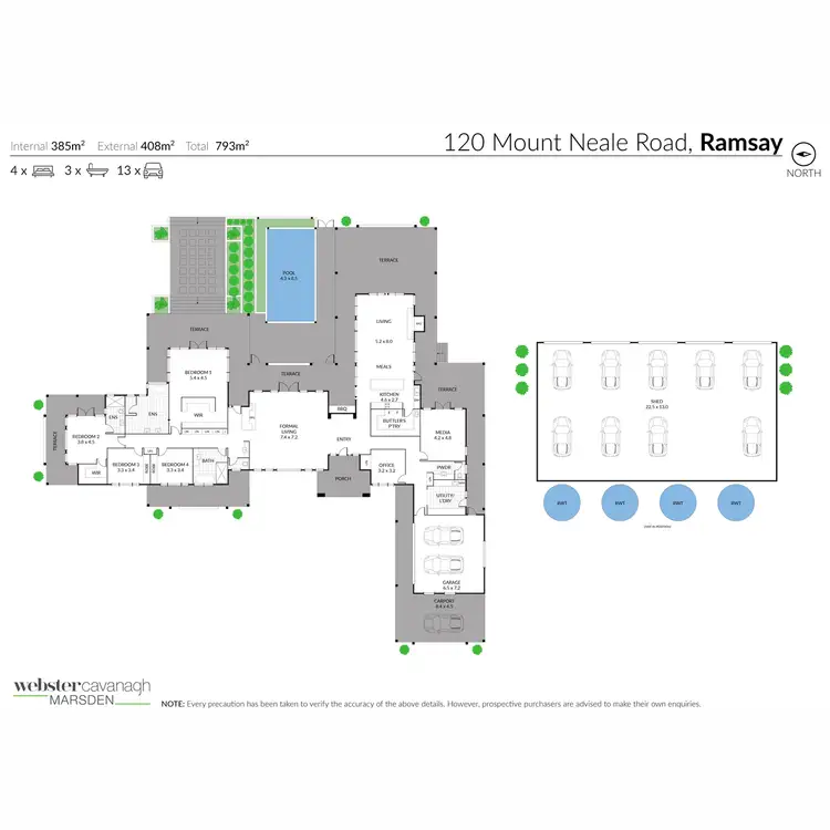 Floorplan of Homely rural property listing, 120 Mount Neale Road, Ramsay QLD 4358