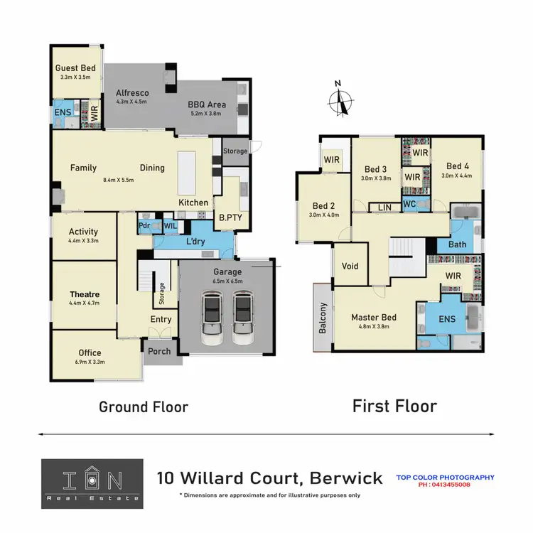 Floorplan of Homely house listing, 10 Willard Court, Berwick VIC 3806