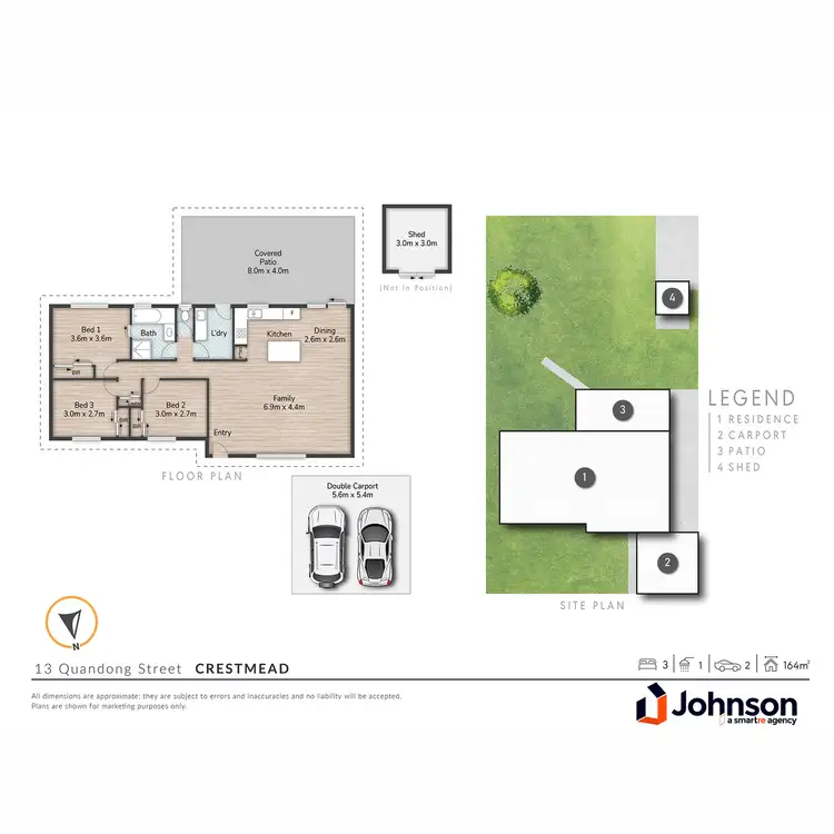 Floorplan of Homely house listing, 13 Quandong Street, Crestmead QLD 4132