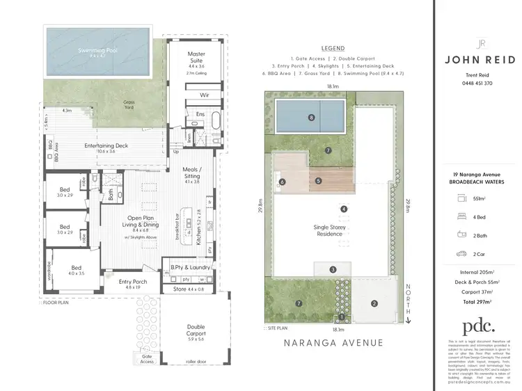 Floorplan of Homely house listing, 19 Naranga Avenue, Broadbeach Waters QLD 4218