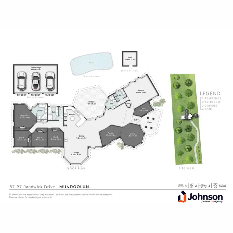 Floorplan of Homely house listing, 87-97 Randwick Drive, Mundoolun QLD 4285