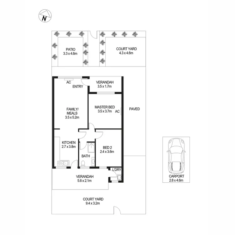 Floorplan of Homely unit listing, 5/65 Helmsdale Avenue, Glengowrie SA 5044