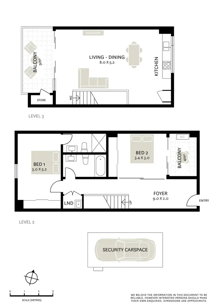 Floorplan of Homely apartment listing, 27/1 Barr Street, Camperdown NSW 2050