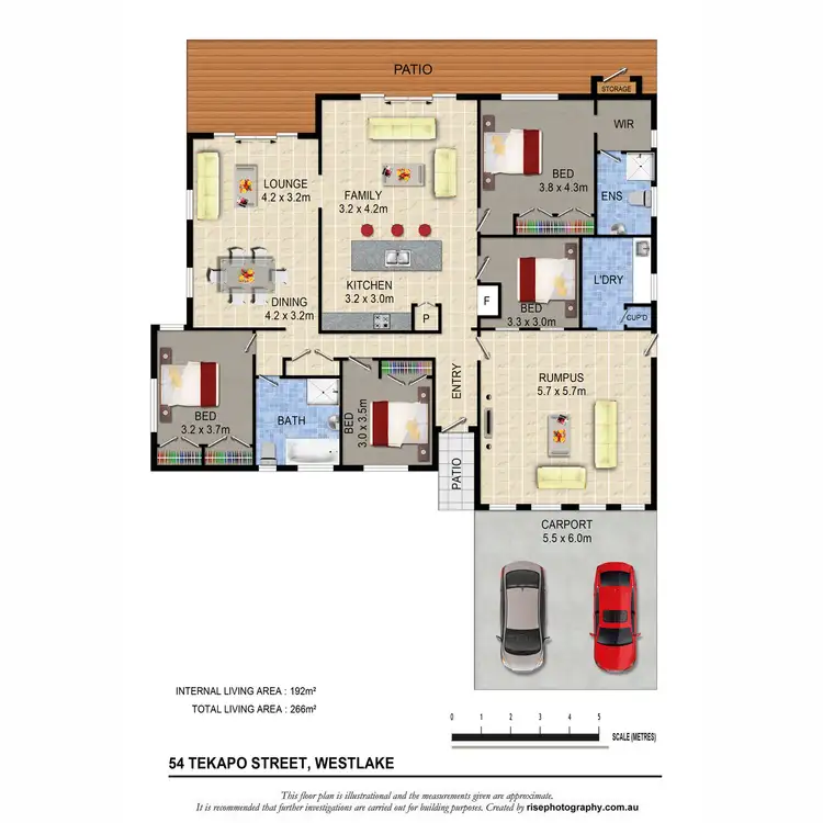Floorplan of Homely house listing, 54 Tekapo Street, Westlake QLD 4074