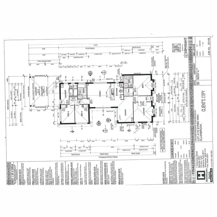 Floorplan of Homely house listing, 1 Syred Way, Ellenbrook WA 6069