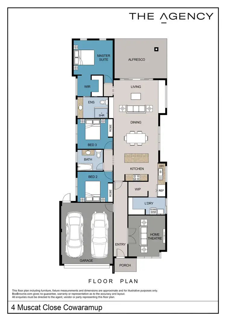 Floorplan of Homely house listing, 4 Muscat Close, Cowaramup WA 6284