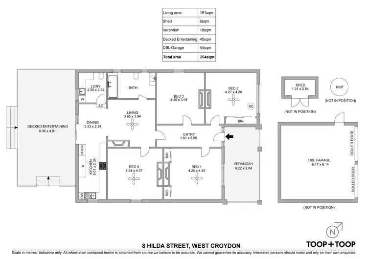 Floorplan of Homely house listing, 8 Hilda Street, West Croydon SA 5008