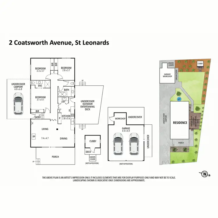 Floorplan of Homely house listing, 2 Coatsworth Avenue, St Leonards VIC 3223