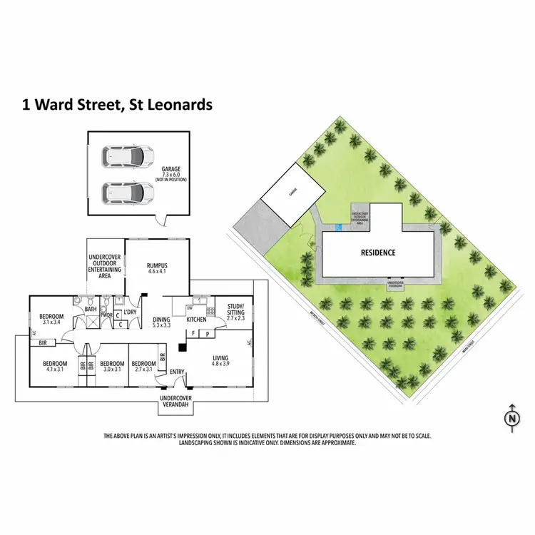 Floorplan of Homely house listing, 1 Ward Street, St Leonards VIC 3223