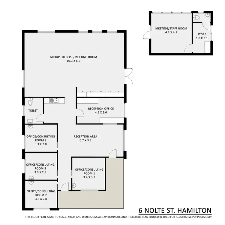 Floorplan of Homely house listing, 6 Nolte Street, Hamilton VIC 3300