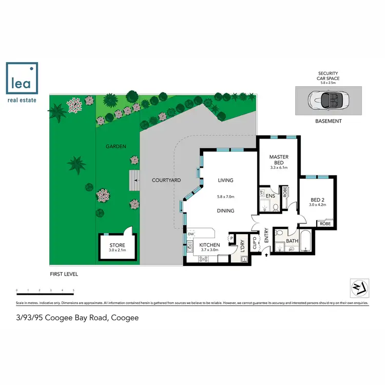 Floorplan of Homely apartment listing, 3/93-95 Coogee Bay Road, Coogee NSW 2034
