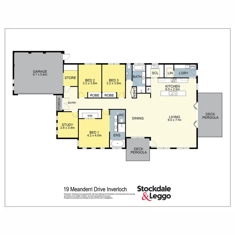 Floorplan of Homely house listing, 19 Meanderri Drive, Inverloch VIC 3996
