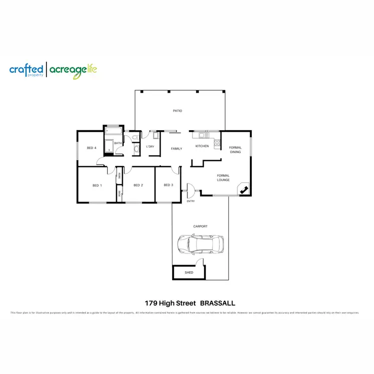 Floorplan of Homely house listing, 179 High Street, Brassall QLD 4305