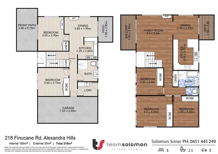 Floorplan of Homely house listing, 218 Finucane Road, Alexandra Hills QLD 4161