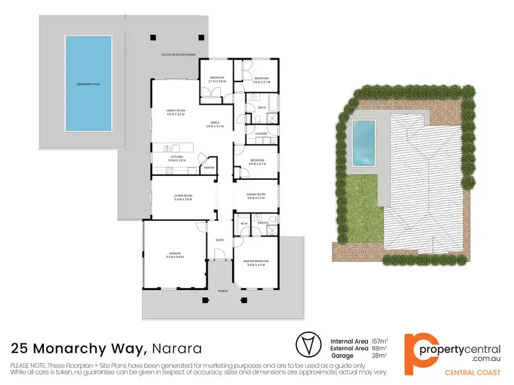 Floorplan of Homely house listing, 25 Monarchy Way, Narara NSW 2250