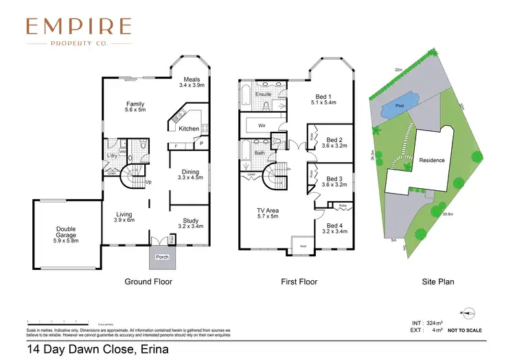Floorplan of Homely house listing, 14 Day Dawn Place, Erina NSW 2250