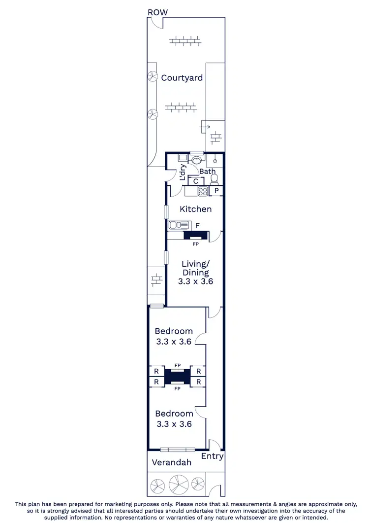 Floorplan of Homely house listing, 7 Hopetoun Street, Kensington VIC 3031