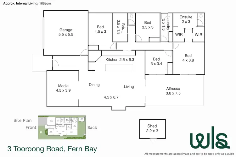 Floorplan of Homely house listing, 3 Tooroong Road, Fern Bay NSW 2295