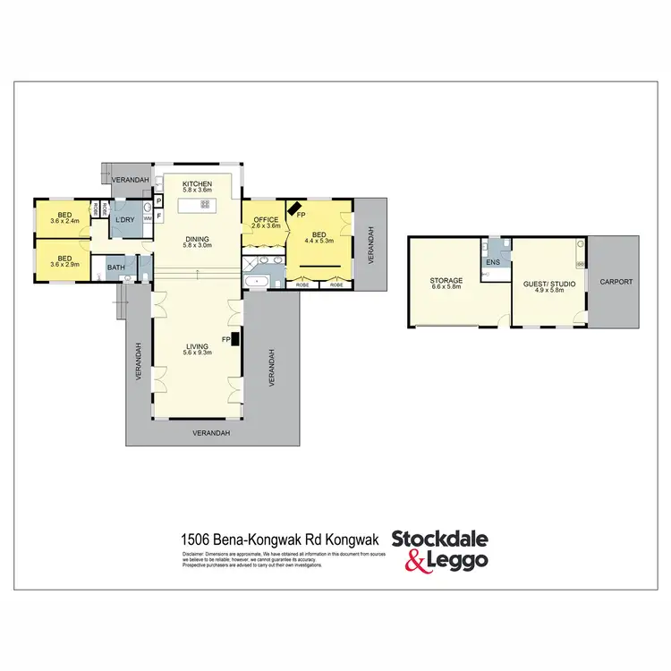 Floorplan of Homely rural property listing, 1506 Bena-Kongwak Road, Kongwak VIC 3951