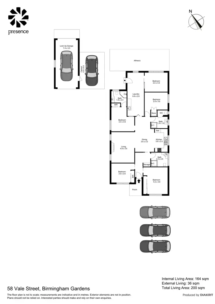 Floorplan of Homely house listing, 58 Vale Street, Birmingham Gardens NSW 2287