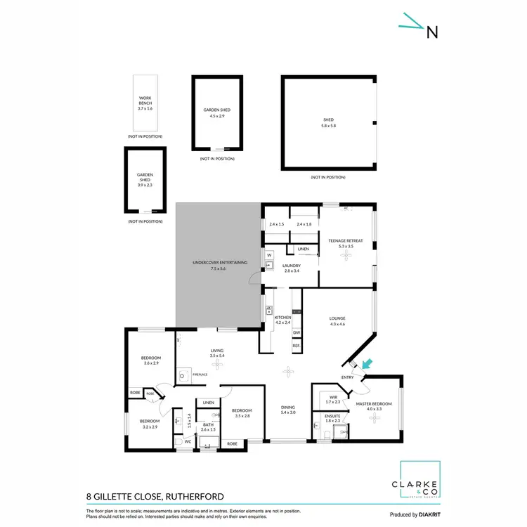 Floorplan of Homely house listing, 8 Gillette Close, Rutherford NSW 2320