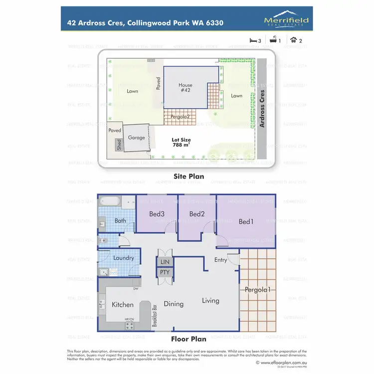 Floorplan of Homely house listing, 42 Ardross Crescent, Collingwood Park WA 6330