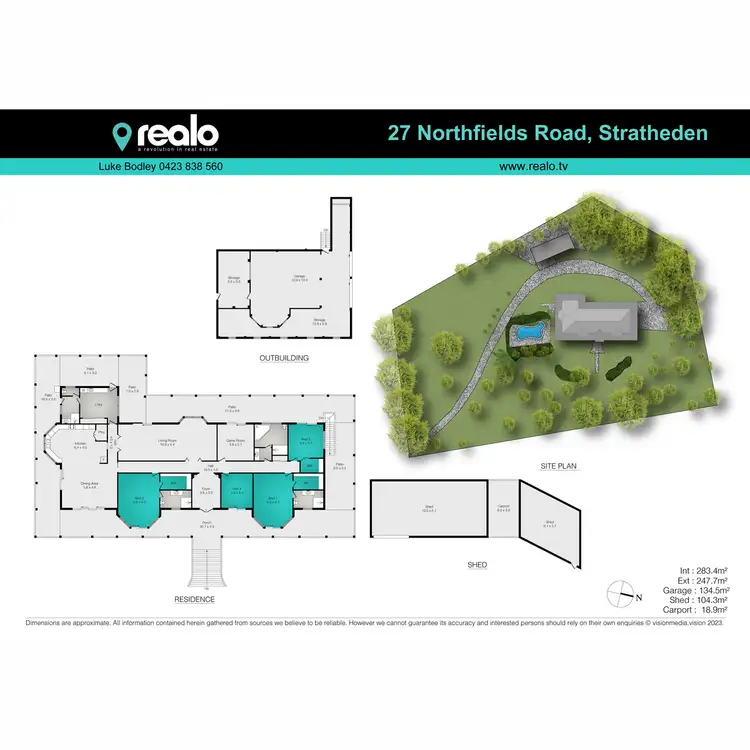 Floorplan of Homely rural property listing, 27 Northfields Road, Stratheden NSW 2470