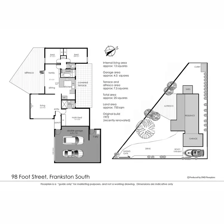 Floorplan of Homely house listing, 98 Foot Street, Frankston South VIC 3199