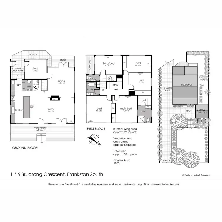 Floorplan of Homely house listing, 1/6 Bruarong Crescent, Frankston South VIC 3199