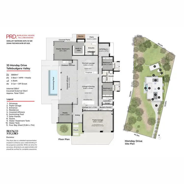 Floorplan of Homely rural property listing, 33 Monday Drive, Tallebudgera Valley QLD 4228