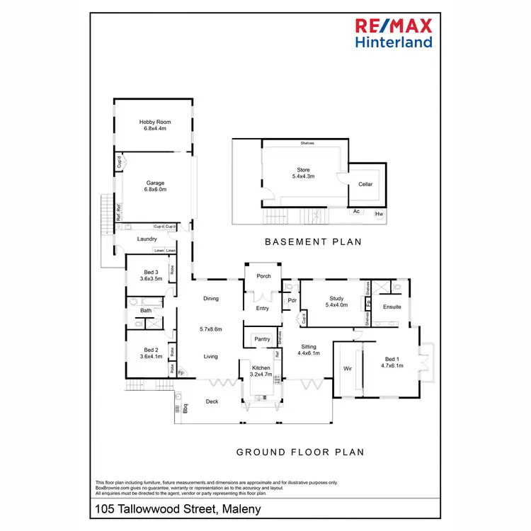 Floorplan of Homely house listing, 105 Tallowwood Street, Maleny QLD 4552