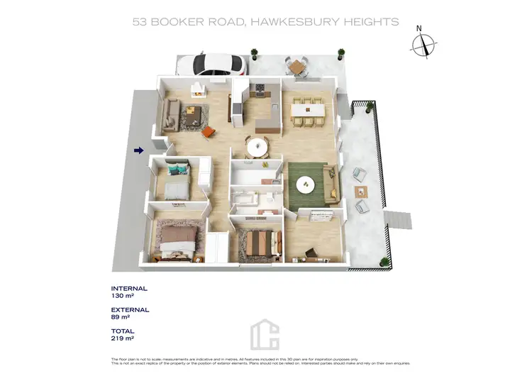 Floorplan of Homely house listing, 53 Booker Road, Hawkesbury Heights NSW 2777