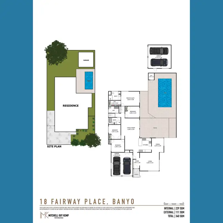 Floorplan of Homely house listing, 18 Fairway Place, Banyo QLD 4014